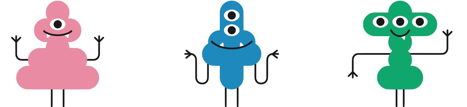 De vrolijke Tifi-monsters